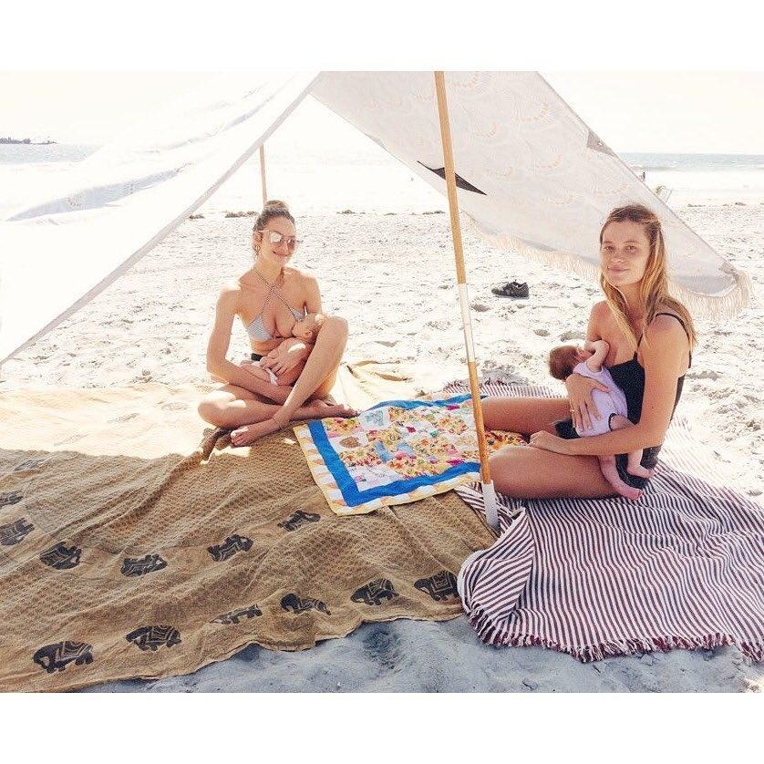 Candice Swanepoel e Barbara Di Creddo - Reprodução/Instagram