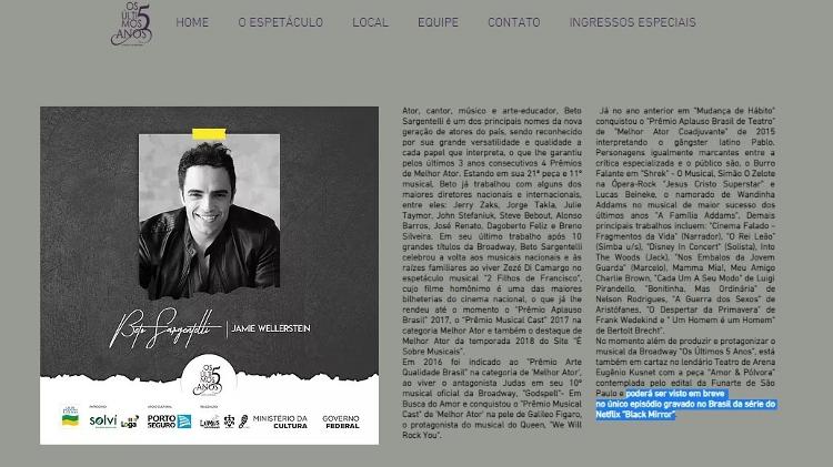 Beto Sargentelli - Reprodução - Reprodução