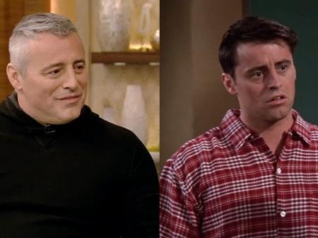 Matt LeBlacn em entrevista ao programa "Live With Kelly and Ryan" e em cena de "Friends" - Reprodução