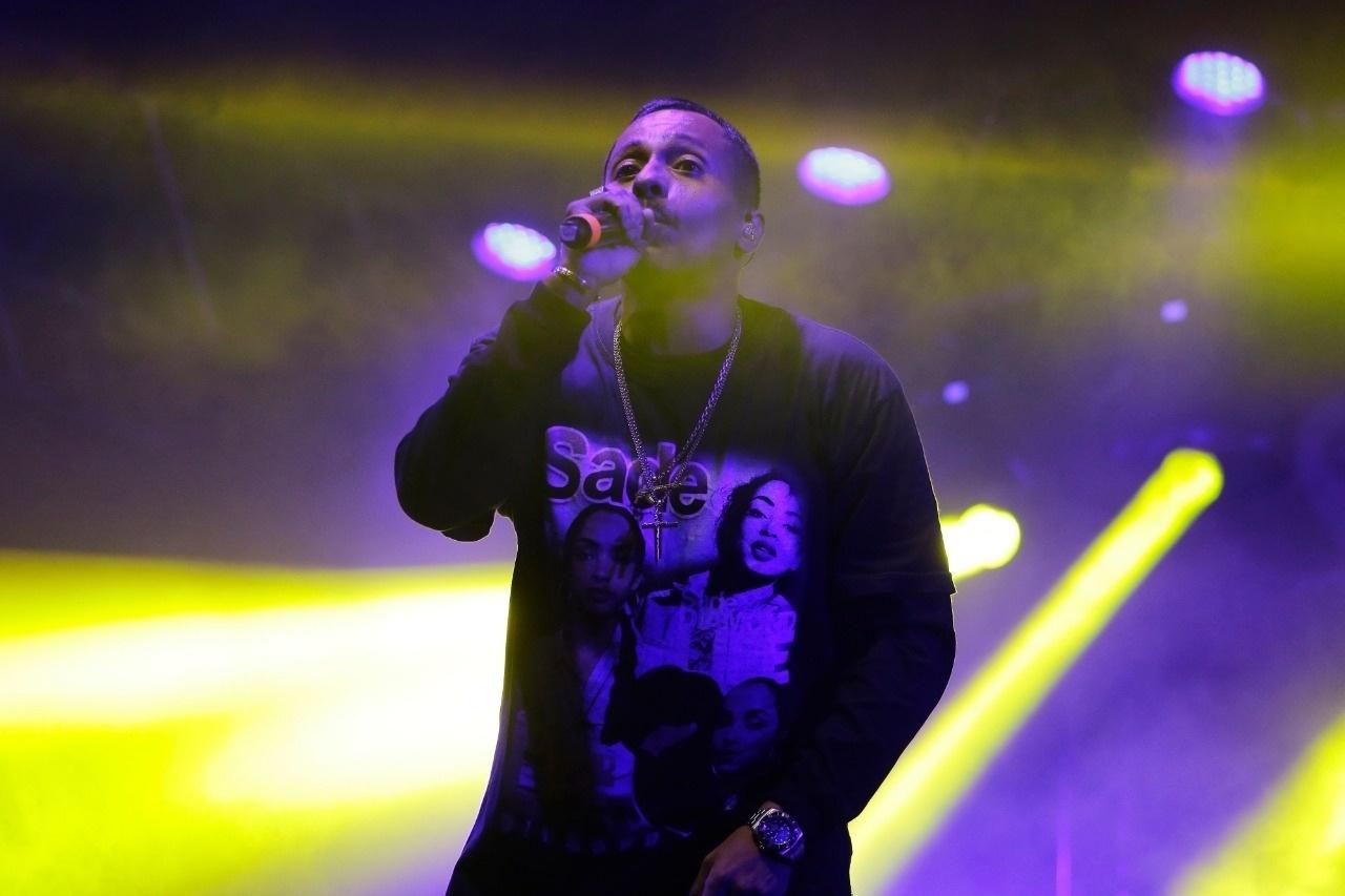 Black Alien se apresentou no palco São Bento, na noite de hoje - Nelson Antoine/UOL