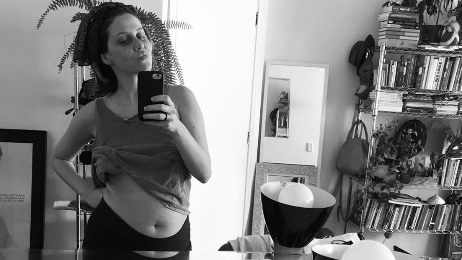 Christiana Ubach fez um relato no Instagram detalhando a gravidez e os primeiros dias após dar à luz - Reprodução/Instagram