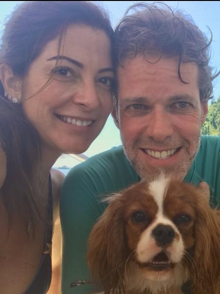 Ana Paula Padrão posou com o marido Gustavo Diament - Reprodução/Instagram @anapaulapadraooficial