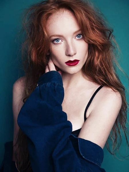 A modelo Lilia Sudakova, de 26 anos, foi presa após esfaquear o namorado; ela já fez trabalhos para a Vogue russa - Reprodução/Irina Grishina