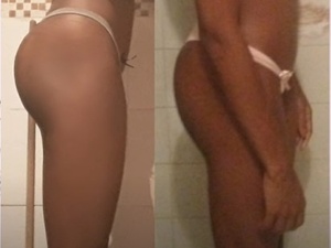 Antes e depois de Camilla de Lucas - Reprodução/Youtube - Reprodução/Youtube