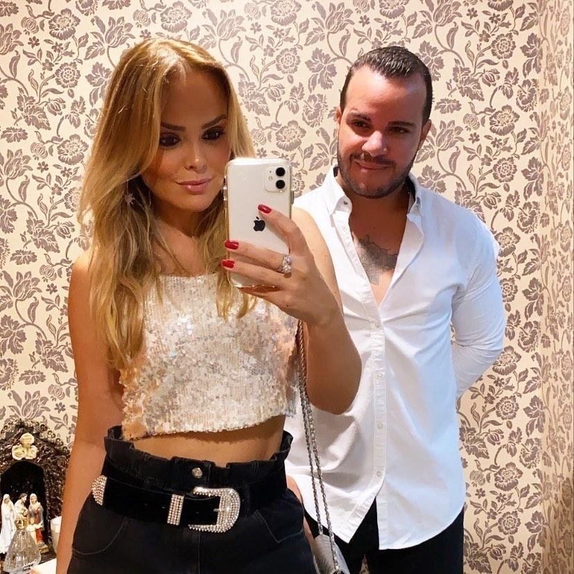 Filipe Duarte e Nina Cachoeira - Reprodução/Instagram