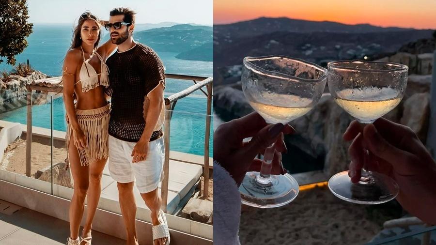Alok e Romana Novaes se hospedam em resort na Grécia - Reprodução/Instagram