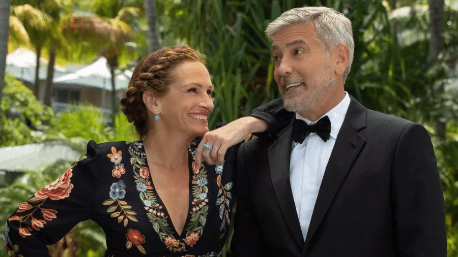 Julia Roberts e George Clooney em "Ingresso para o Paraíso" - Divulgação