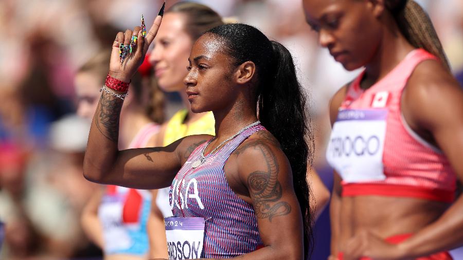 Sha'carri Richardson nas Olimpíadas de Paris