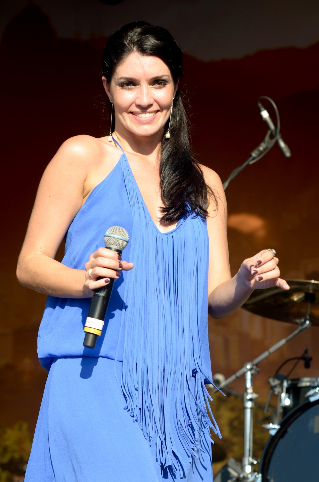 18.set.2015 - Joyce Cândido abre o palco Rock Street, durante o primeiro dia do Festival Rock in Rio 2015. - Adriano Ishibashi/Estadão Conteúdo