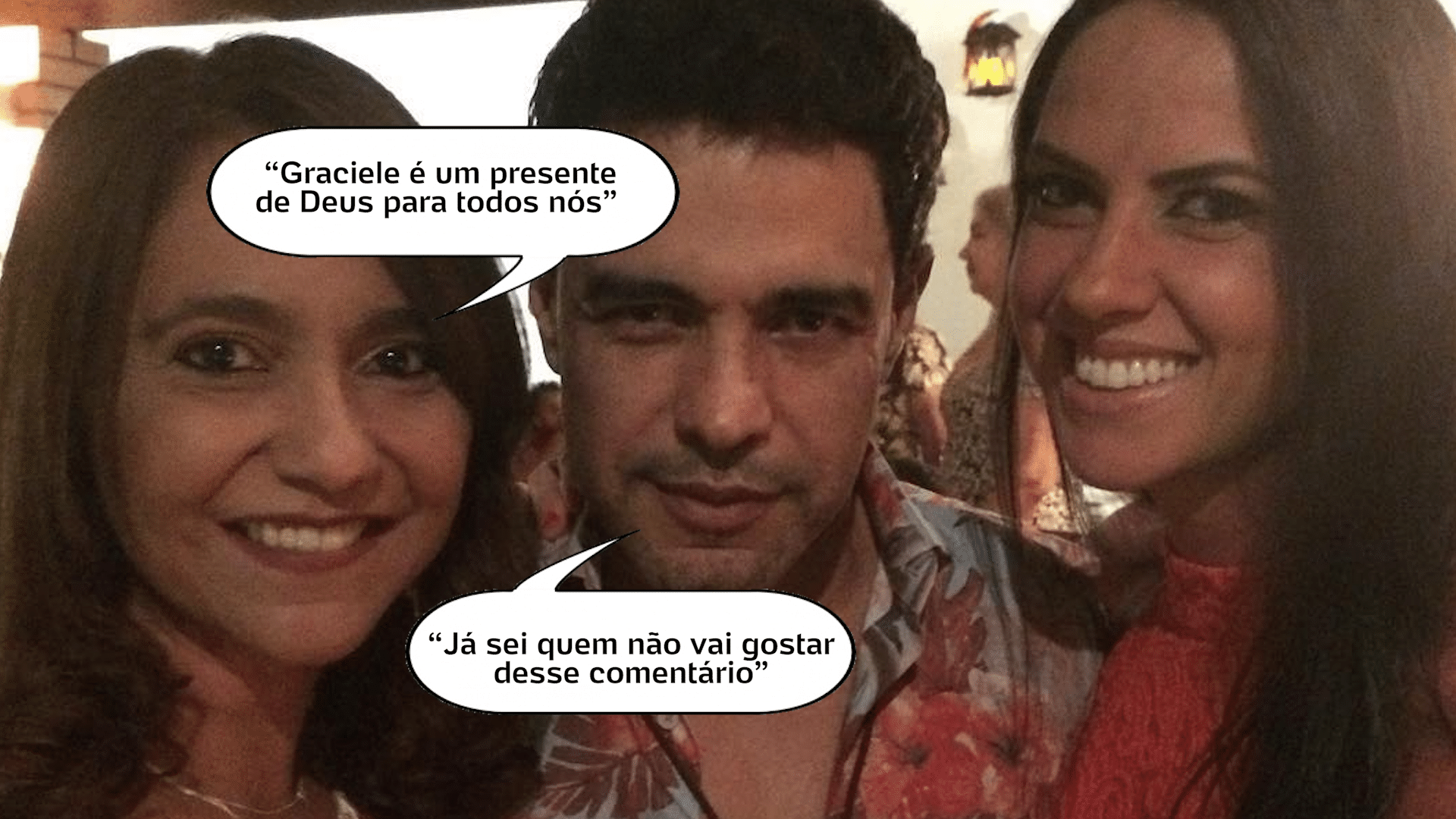 Mesmo em festas diferentes, o clima esquentou no Natal dos Camargo quando a irmã de Zezé, Marlene, elogiou a nova cunhada e disse que ela era um "presente de Deus". Seguidores de Zilu não pouparam críticas e partiram em defesa da ex-mulher do sertanejo - Montagem/UOL