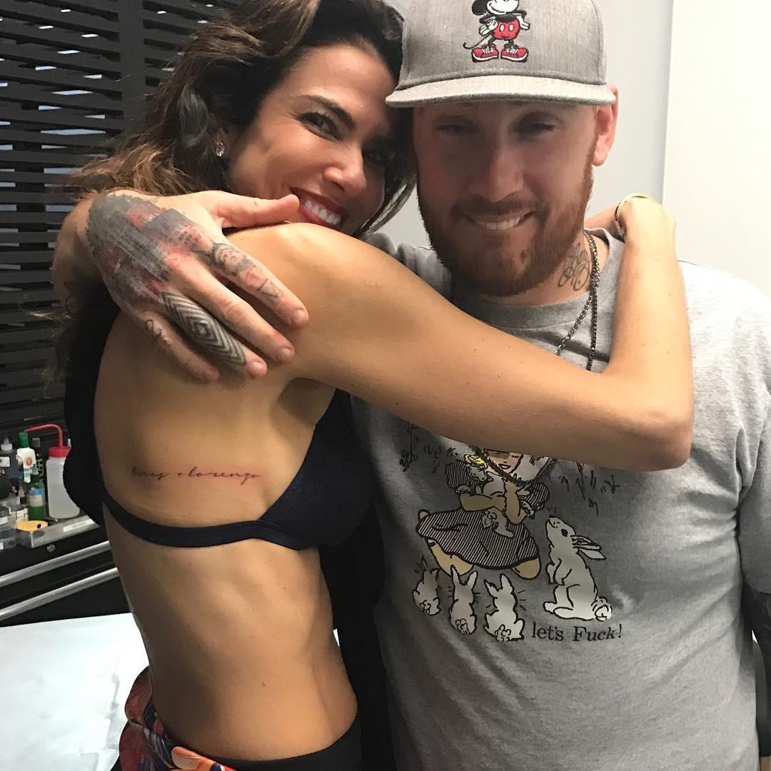 "Adorei minha tattoo Lucas e Lorenzo. Amores eternos!", diz Luciana Gimenez após fazer tatuagem para os filhos - Reprodução/Instagram