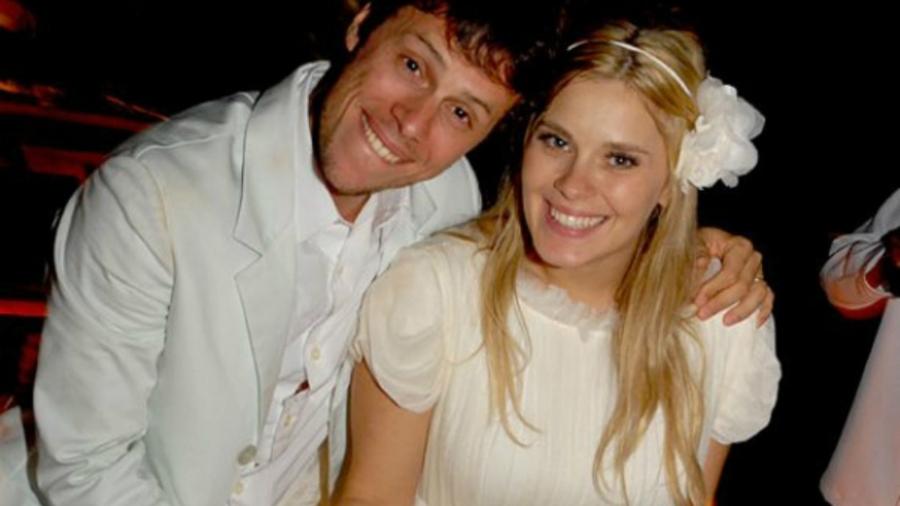 Carolina Dieckmann com o marido,  Tiago Worcman