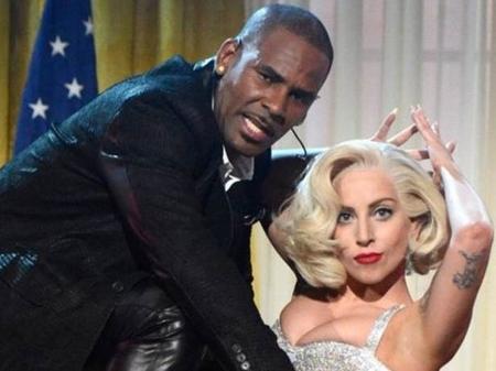 R. Kelly e Lady Gaga - Getty Images/BBC