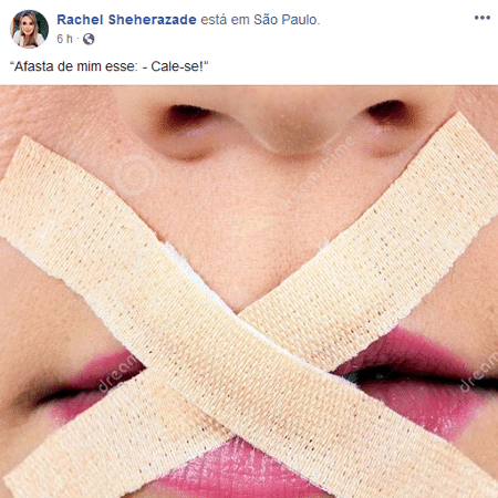 Rachel Sheherazade cita Chico Buarque após ser afastada do SBT - Reprodução/Facebook - Reprodução/Facebook
