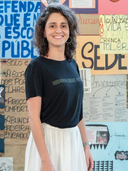Carol Duarte no evento de lançamento de Segunda Chamada - Globo/Mauricio Fidalgo - Globo/Mauricio Fidalgo