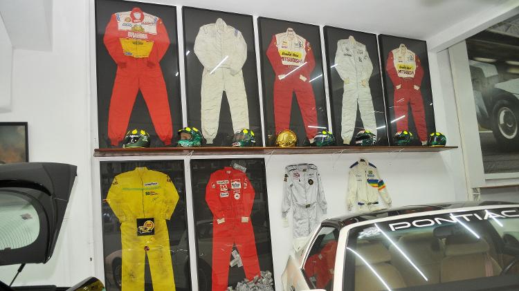 Espaço Fittipaldi macacões - Claudio Larangeira/UOL - Claudio Larangeira/UOL