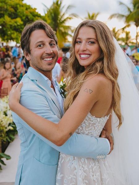 Marcella Minelli, irmã de Gabriela Pugliesi, se casou em um resort de luxo em Itacaré com Marcelo Bezerra de Menezes - Reprodução/Instagram