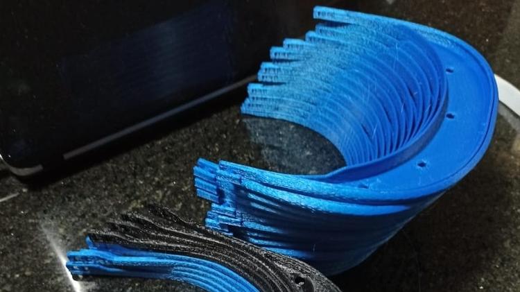 Máscaras produzidas pelo coletivo de Santos - Arquivo Pessoal - Arquivo Pessoal