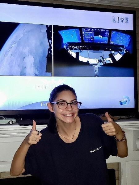 Alyssa é uma aspirante a astronauta de 19 anos, e se prepara para uma missão em Marte - Reprodução/Instagram @nasablueberry