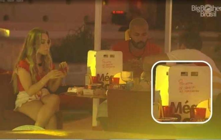 Projota recebe lanche especial - Reprodução/Globoplay - Reprodução/Globoplay