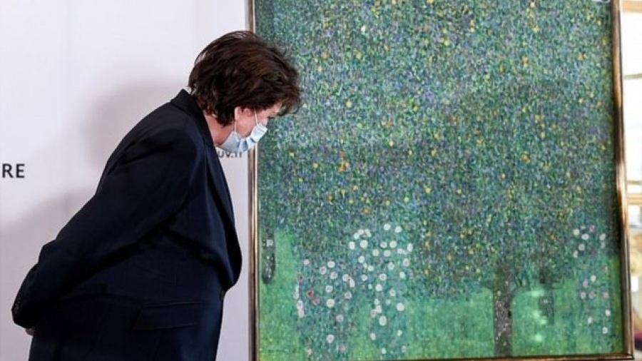 Rosiers sous les Arbres é o único quadro Gustav Klimt que a França tinha - REUTERS