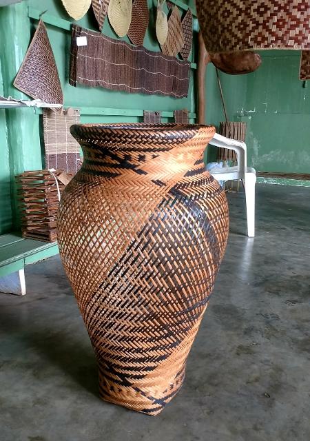 Vaso criado a partir de bioartesanato amazônico  - Julio Ledo/Divulgação - Julio Ledo/Divulgação