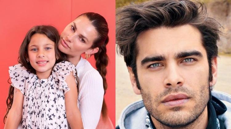 A Fazenda 2021: Dayane Mello com a filha, Sofia, e o ex-marido, o modelo Stéfano Sala - Reprodução/Instagram - Reprodução/Instagram