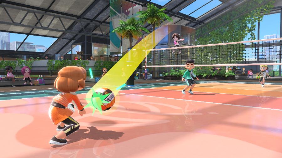 Nintendo Switch Sports faz você se mexer por inteiro ao jogar, mas cuidado com a empolgação para não quebrar a TV - Divulgação/Nintendo