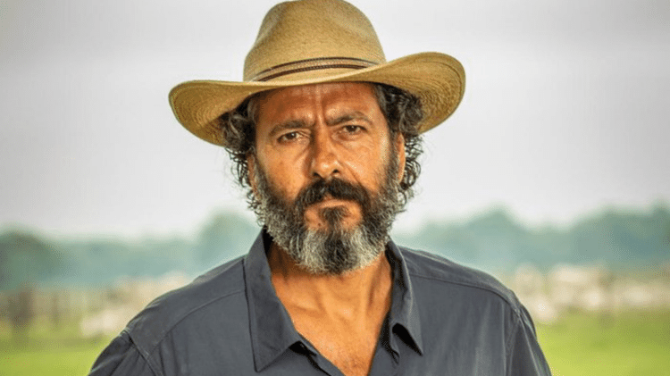 Marcos Palmeira como José Leôncio em "Pantanal", em 2022