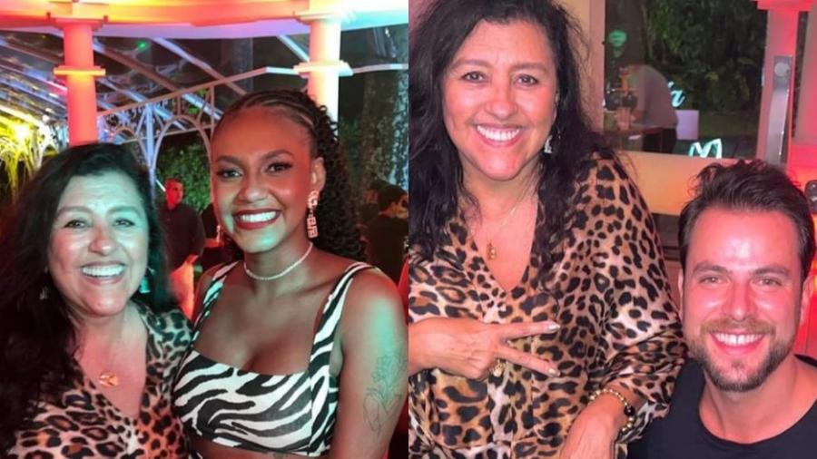 BBB 22: Regina Casé posa com Jessilane e Gustavo, ex-participantes da edição - Reprodução/Instagram