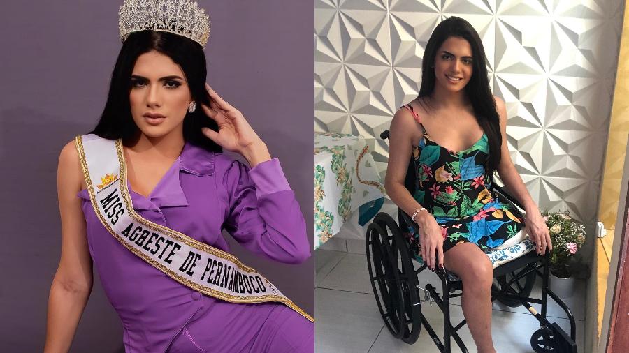 Alice Ridenn, Miss Agreste de Pernambuco CNB 2022; ela se acidentou no final de janeiro