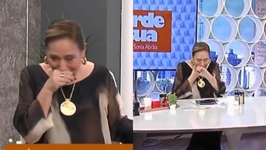 Sonia Abrão engasgou e perdeu a voz ao vivo - Reprodução/RedeTV