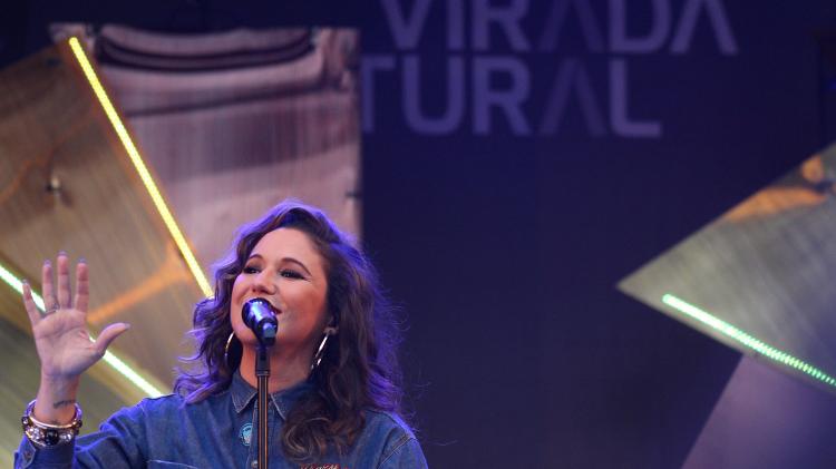 22.mai.2016 - A cantora Maria Rita foi a última atração da Virada Cultural no palco São João, região central de São Paulo - Rômulo Dawid/Fotoarena/Estadão Conteúdo - Rômulo Dawid/Fotoarena/Estadão Conteúdo