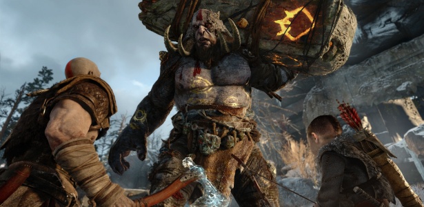 Kratos explorará os perigos da mitologia nórdica no próximo "God of War", game ainda sem previsão de lançamento - Divulgação