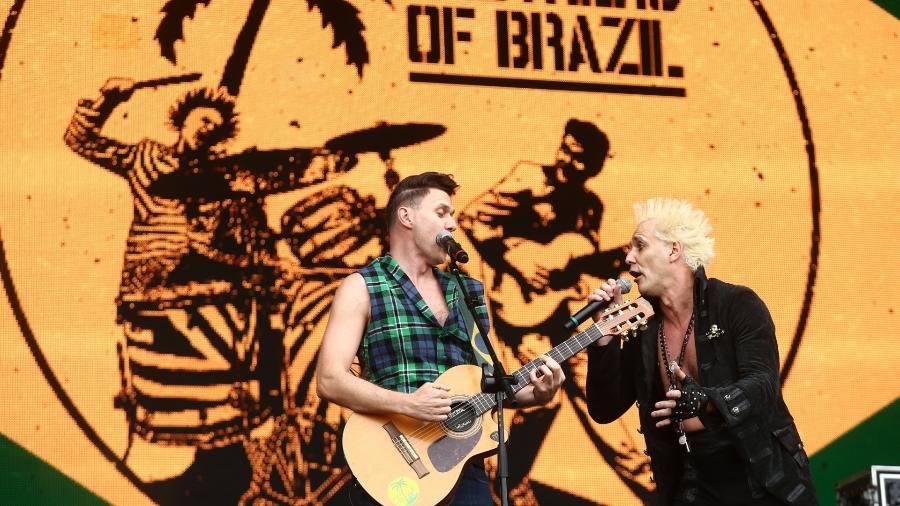 Brothers of Brazil no palco Sunset durante o sexto dia do festival Rock in Rio 2015 - Wilton Junior/Estadão Conteúdo