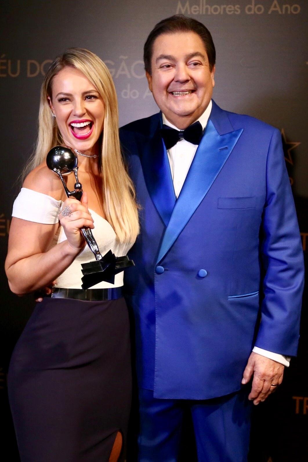 Paolla Oliveira e Fausto Silva - Manuela Scarpa/Brazil News