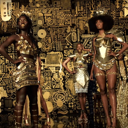 Trecho do clipe de Kendrick Lamar para a trilha sonora de "Pantera Negra" - Reprodução/Youtube - Reprodução/Youtube