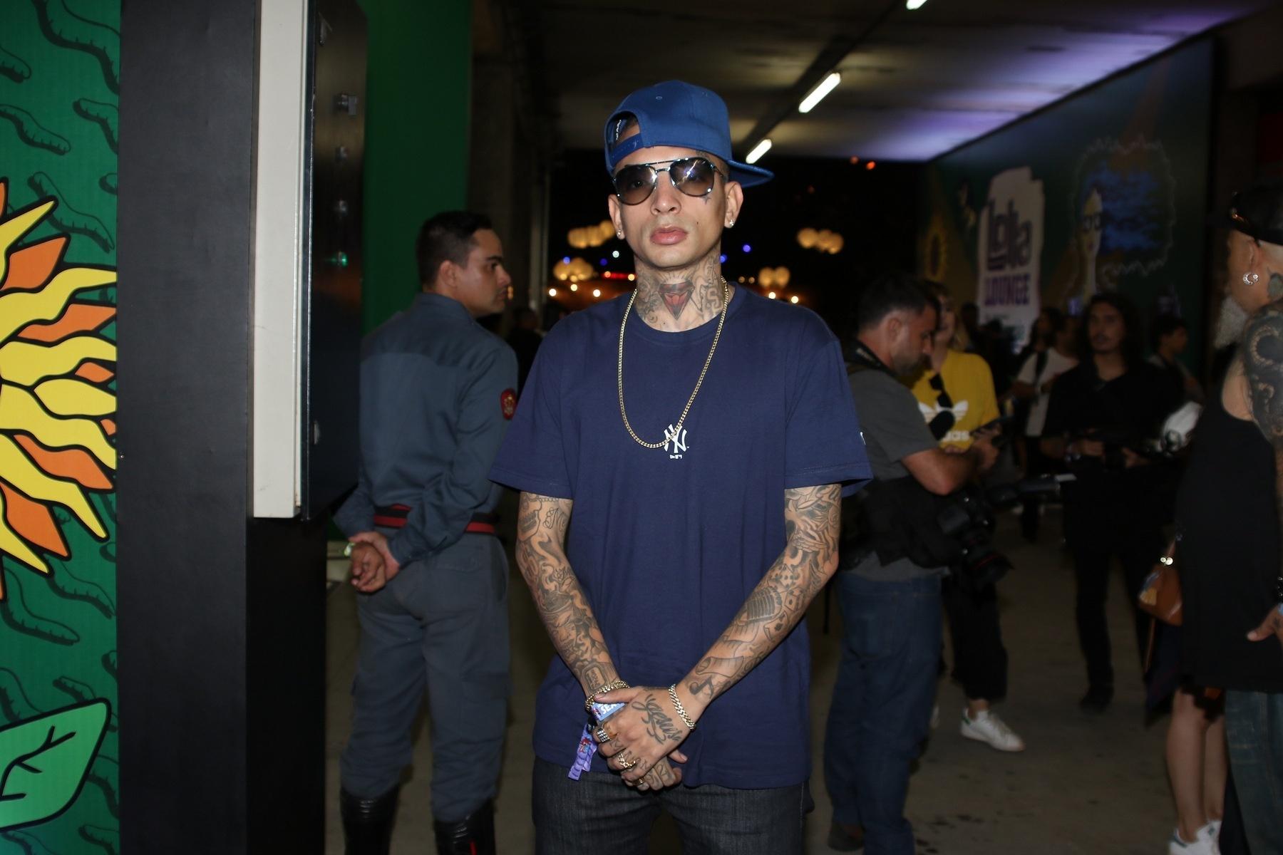 Alguns famosos compareceram ao primeiro dia do festival de música, LollaPalooza, em São Paulo - Thiago Duran/AgNews