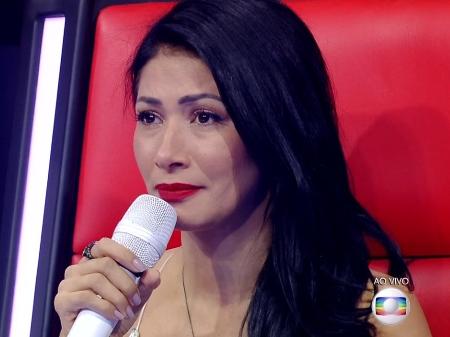 Simaria chora na transmissão ao vivo da final do "The Voice Kids Brasil" - Reprodução/TV Globo