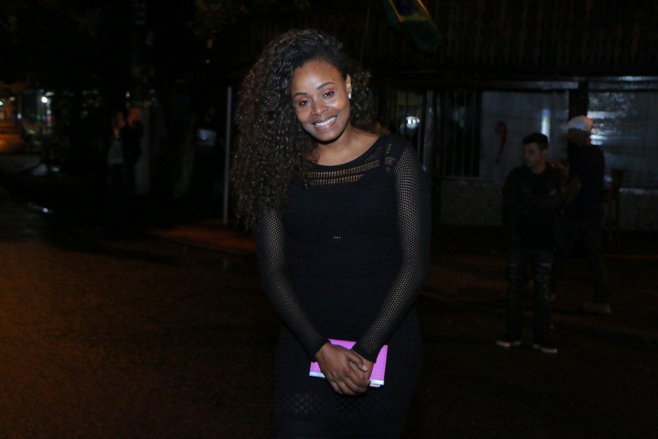 Roberta Rodrigues vai à festa de despedida de "Segundo Sol" em um restaurante no Rio de Janeiro - Daniel Pinheiro/AgNews