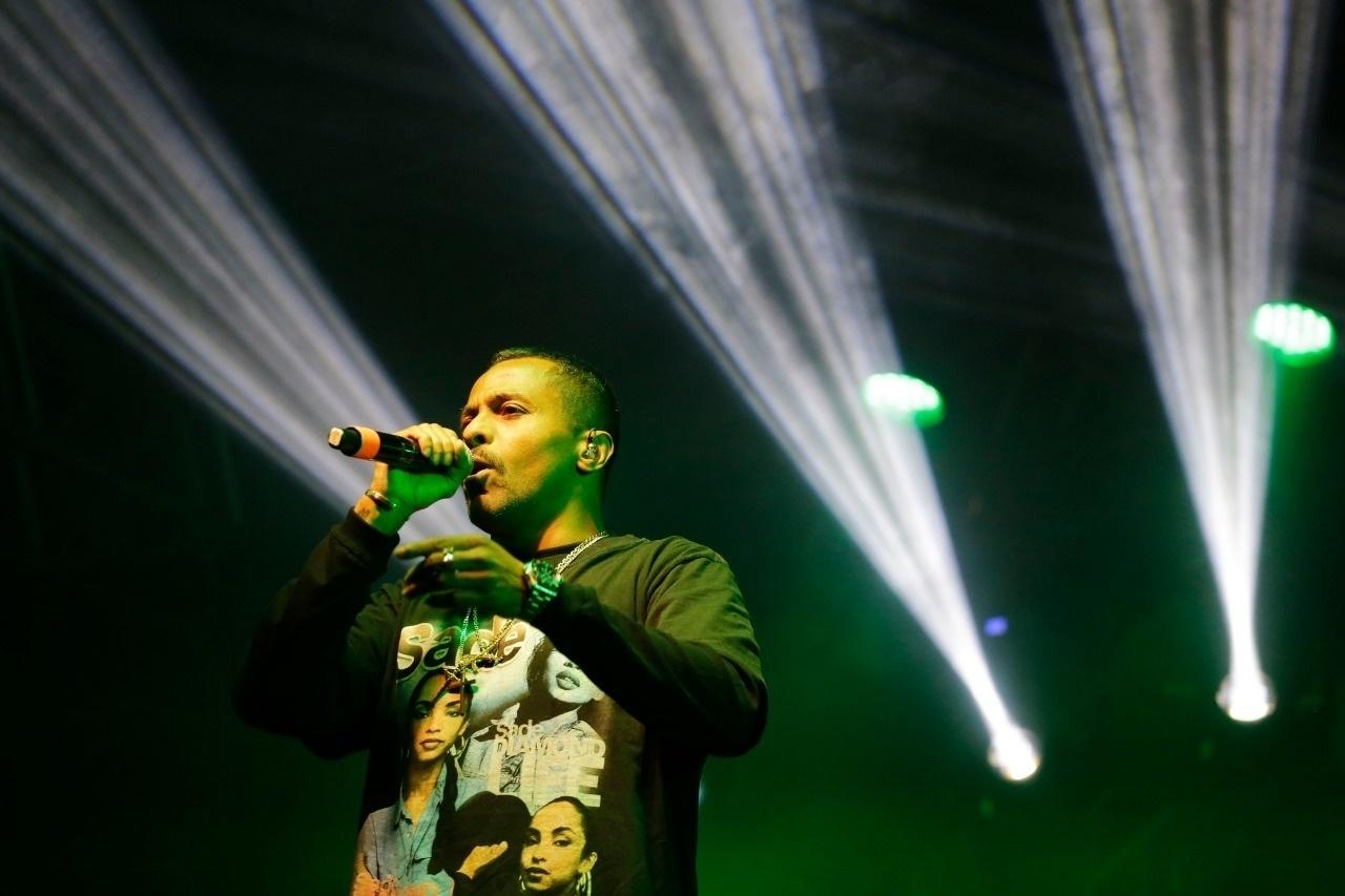 Black Alien se apresentou no palco São Bento, na noite de hoje - Nelson Antoine/UOL