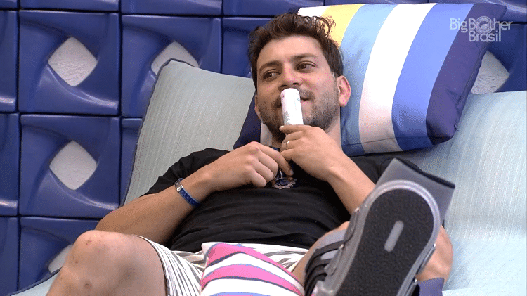 Caio no BBB 21 - Reprodução/Globoplay - Reprodução/Globoplay