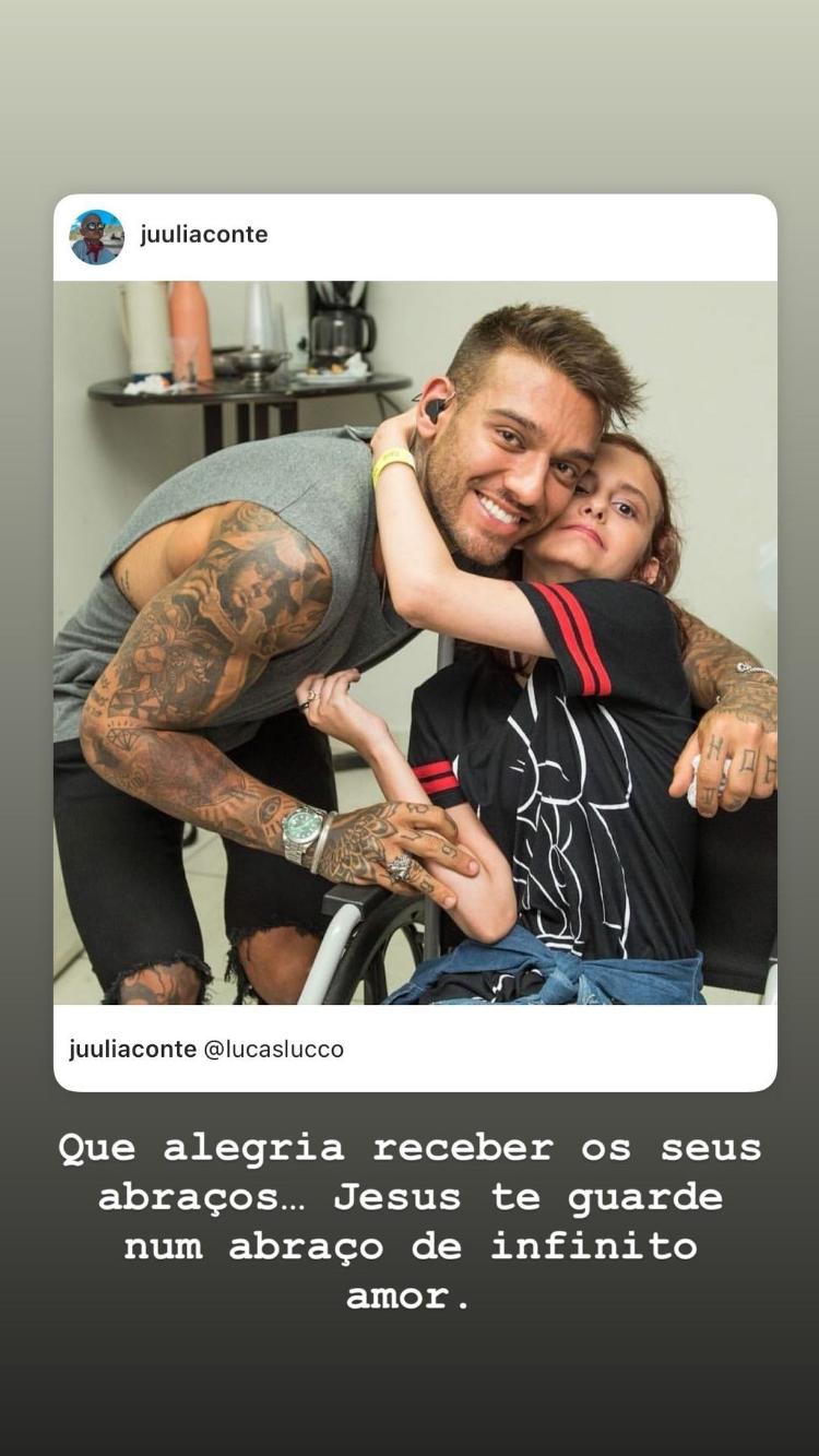 Lucas Lucco lamenta morte de fã - Reprodução/Instagram - Reprodução/Instagram