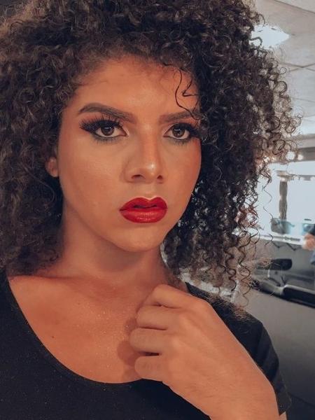 A modelo Luana Rocha, 23, se descobriu uma mulher trans assistindo à uma novela - Arquivo pessoal
