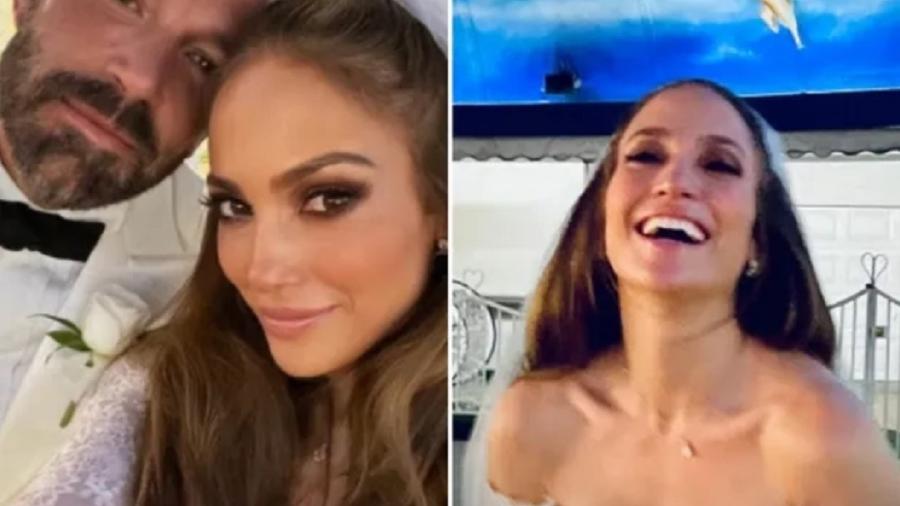 Jennifer Lopez se declara para Ben Affleck após casamento - Reprodução: Instagram