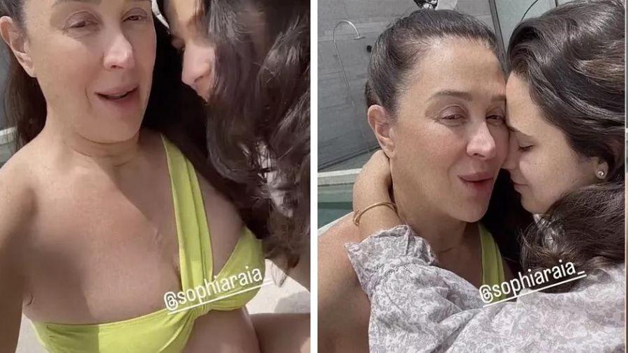 Claudia Raia e a filha Sophia - Reprodução/Instagram