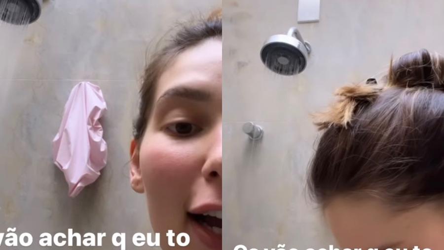 Virginia Fonseca diz que tomou banho rápido por ter só água fria - Reprodução/Instagram