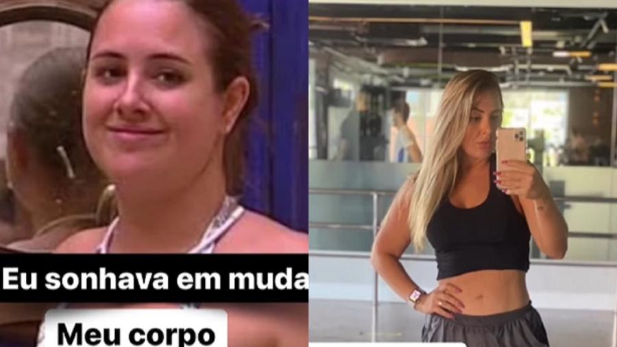 Patrícia Leitte compartilha vídeo para mostrar imagens do antes e depois do seu corpo  - Reprodução/Instagram 