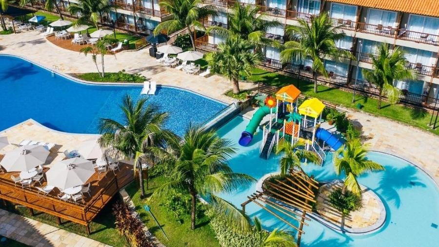 Resort Salinas, em Maceió, é um dos mais famosos do Nordeste brasileiro