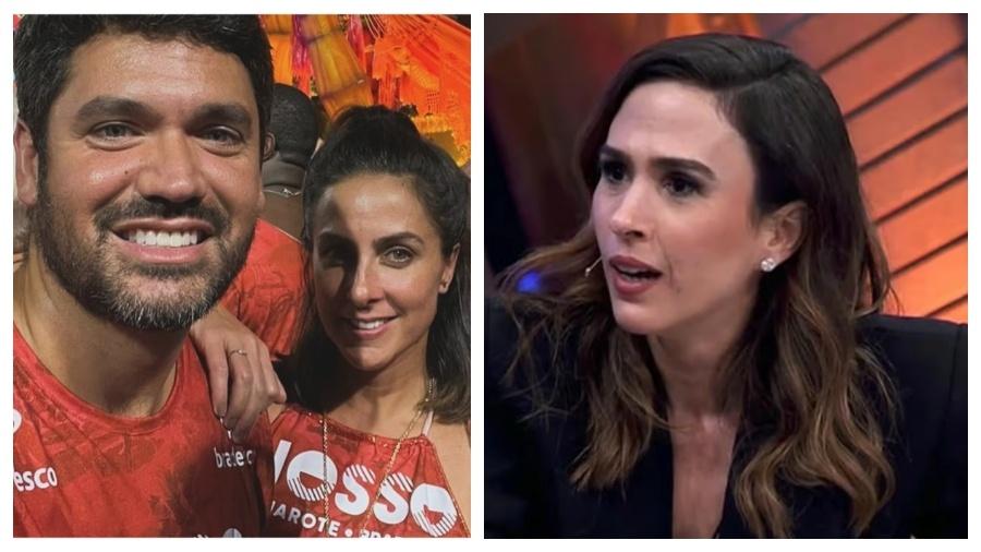 Tatá Werneck repercutiu o namoro de Carol Barcellos e Marcelo Courrege